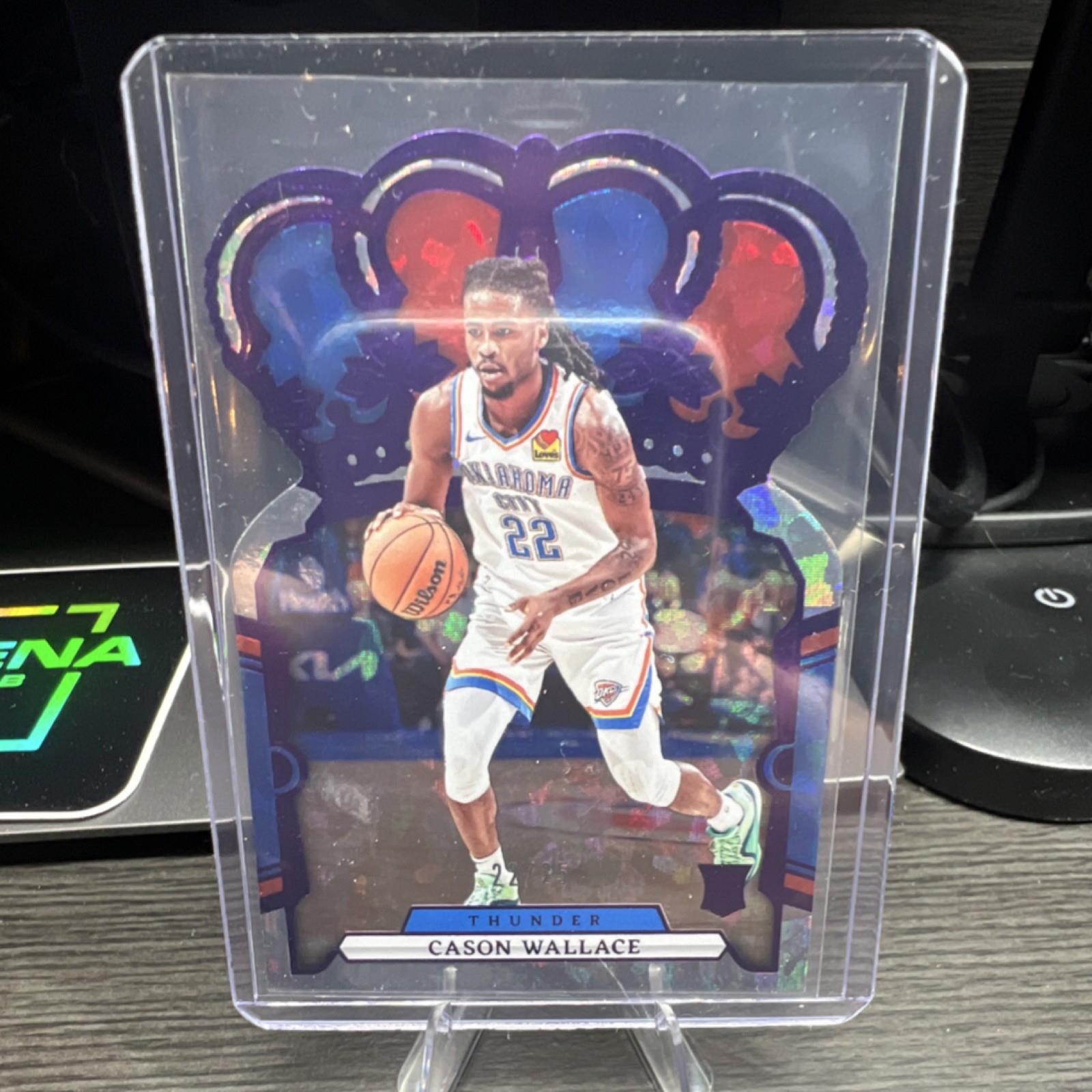 Panini 2023-24 Cason Wallace #1 Crown Royale 22/25 NUMBER MATCH 