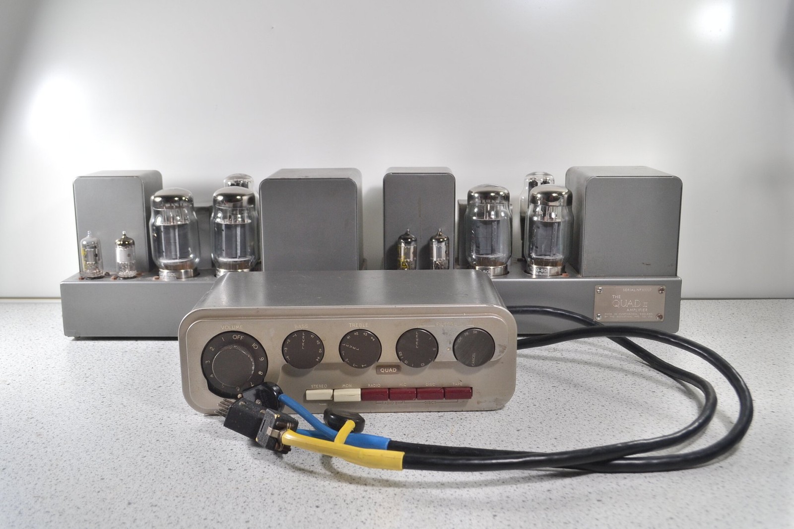 Quad II Pair Quad 22 Amplifiers Pre Amplifier Vintage Quad II