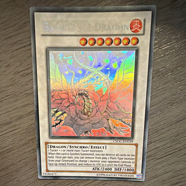 Yu-Gi-Oh! Black Rose Dragon CSOC-EN039 Ghost Rare Unlimited