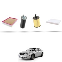 Hoffcar Wartungsset - 4 Filter FüR Chrysler Sebring 2.0 103KW Ab 2007
