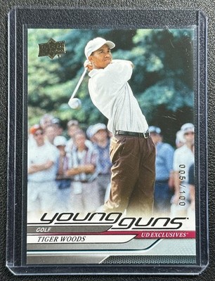 TIGER WOODS 2025 UPPER DECK GOODWIN CHAMPIONS YOUNG GUNS UD