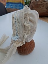 Antique Original Cotten Dolls Bonnet