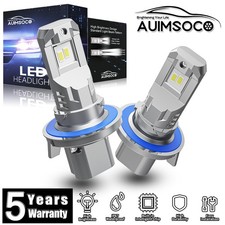 For Ford Focus 2008-2011 2pcs Led Headlight Kit Hi-lo Beam Bulbs 72000lm 6500k