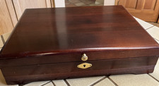 EUREKA PACIFIC SILVER CLOTH ART DECO MAHOGANY...