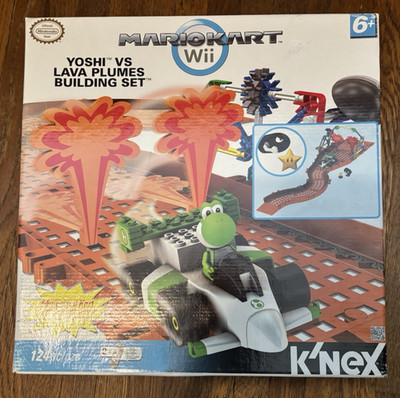 Mario Kart Wii Yoshi Vs Lava Plumes K'NEX Building Set - Nintendo - OPEN BOX