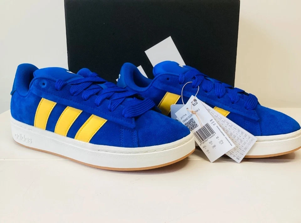 Adidas Grand Court Alpha 00s taille 44 bleu et jaune Ji1714 - Photo 3/4