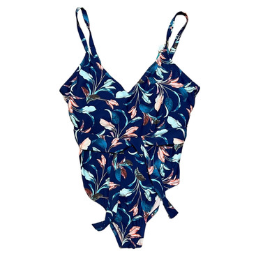 New Mynah Womens Exotic Leaf One Piece Swimsuit 22W Lush Leaves Plus Size