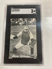 Sgc 3 1947 Bond bread clipped corners White Back Aaron Robinson
