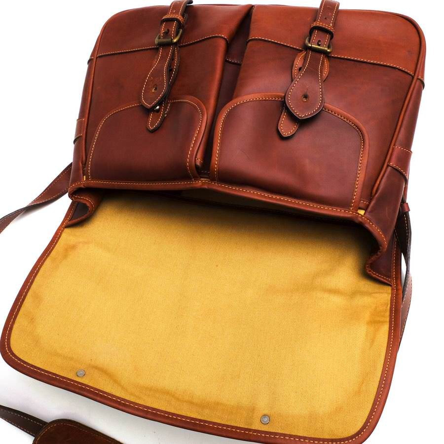 TUSTING Shoulder Bag Tusting Atlantic Leather Cow… - image 7