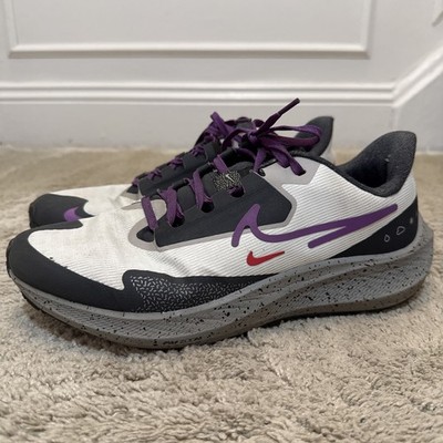 Nike Air Zoom Pegasus 39 Shield Damen Laufschuhe Weiß Lila DO7626 003 UK7
