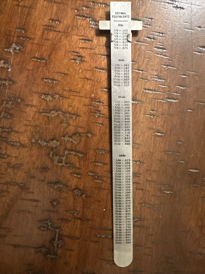 General Tools ~ # 300 6-Inch Flex Precision Stainless Steel Ruler, USA Made🇺🇸 - Image 2 of 2