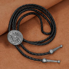 Western Bolo Tie For Men Women Vintage Cowboy Leather Necktie For Costume Countr