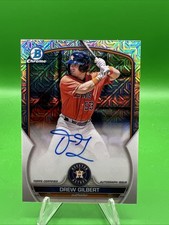 DREW GILBERT AUTOGRAPH 2023 BOWMAN CHROME MEGA