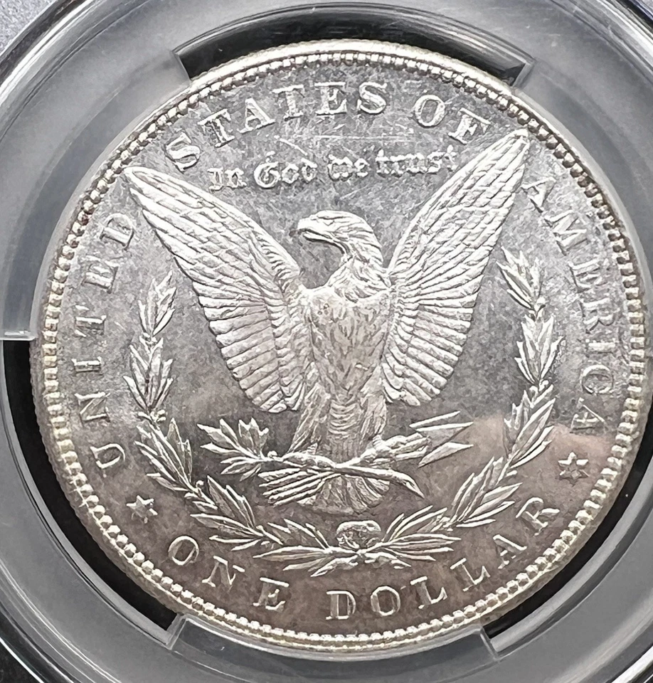 1896 $1 Morgan Silver Dollar CAC MS63PL Proof Like! - 25243 - Image 3 of 3