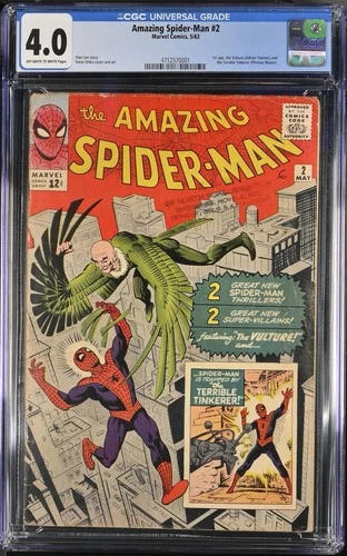 Amazing Spider-Man #2 (1963) CGC 4.0 OFF-WHITE TO WHITE Pages