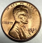 1939 S Lincoln Wheat Cent BU Uncirculated Mint State 1c Coin Gem Red -3699