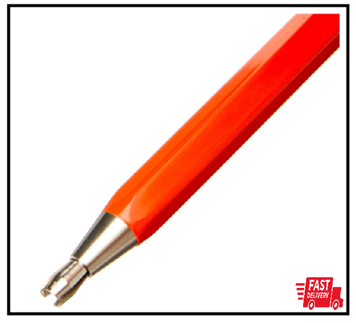 Koh-I-Noor 2mm Diameter Short Mechanical Clutch Lead Holder Pencil - (Red)...