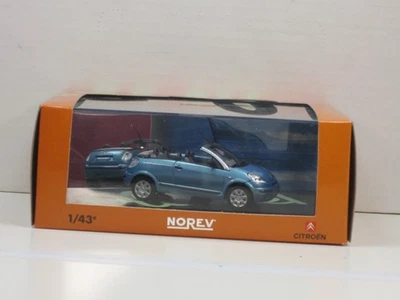 Citroen C3 Pluriel Cabrio Bleu Lucia blaumetallic Citroen-Box Norev 155381 1:43 - Bild 1 von 4