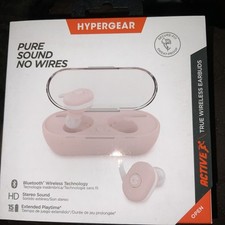 Hyper Gear-Active Wear-True Wireless Earbuds Workout FACTORY SEALED BOX PINK 