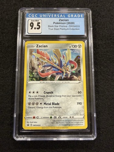 Zacian graded CGC 9.5 for sale on eBay