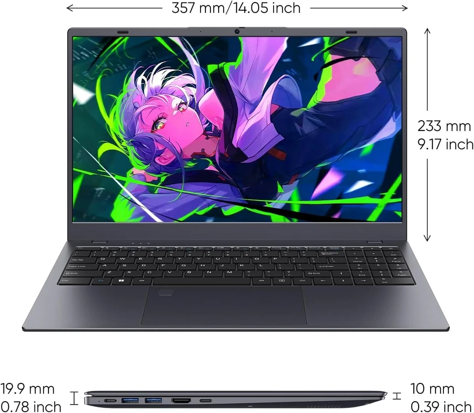 15.6inch Laptop, 12GB RAM/256GB SSD, 1920x1080 IPS - Image 4 of 4