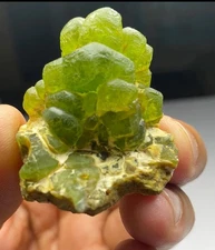 Green Peridot Nicely Grouped making A Superb Display Specimen 46x39x31mm