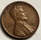 1942-S Lincoln Wheat Cent San Francisco Last Copper Year VF Brown BN1880