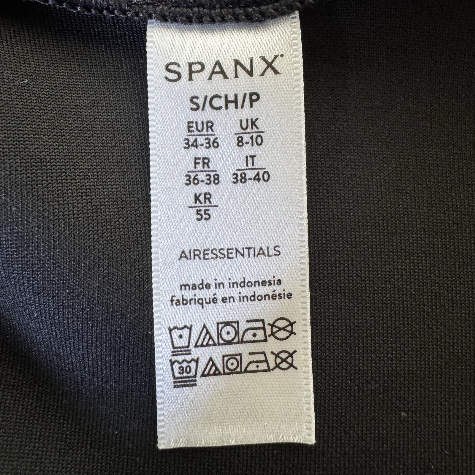 Spanx AirEssentials Zip Up Track Jacket Black Whi… - image 6