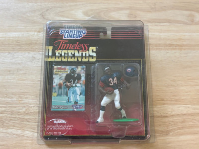 1995  Timeless Legends Walter Payton Starting Lineup with collector case