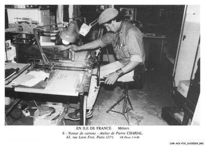 CAR-ACVP19-0922-75 - PARIS - El ile de france - trades - cardboard scorer -