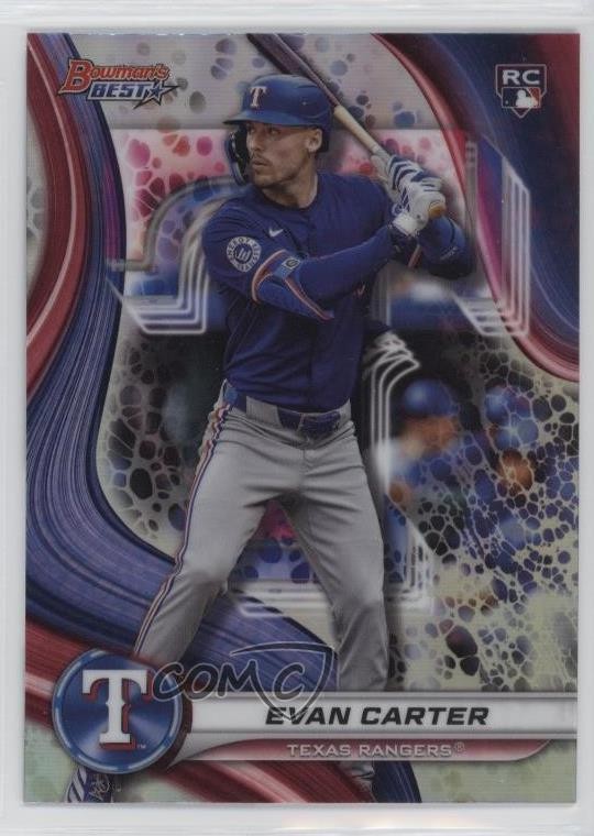 2024 Bowman's Best Refractor Evan Carter #66 Rookie RC