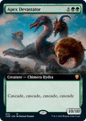x1 Apex Devastator - Extended Art M MTG Commander Legends M/NM, English