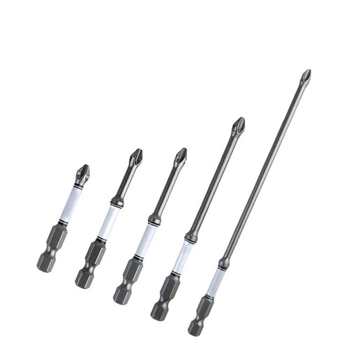 5Pcs/Set PH2 6.35mm D2 Impact Phillips Screwdriver Bit Hardware Repair Parts - Picture 7 of 12