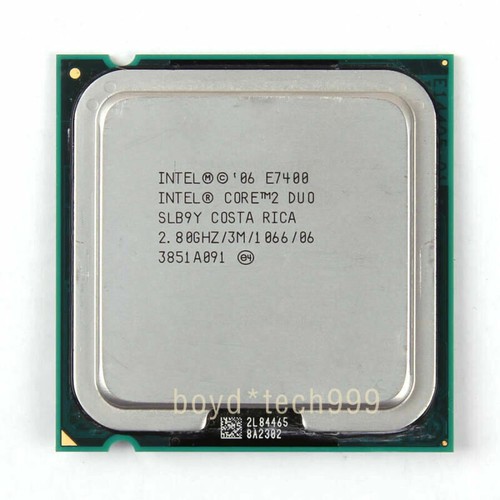 Intel Core 2 Duo E7300 E7400 E7500 E8200 E8400 E8500 E8600 LGA 775 CPU Processor - Picture 3 of 8
