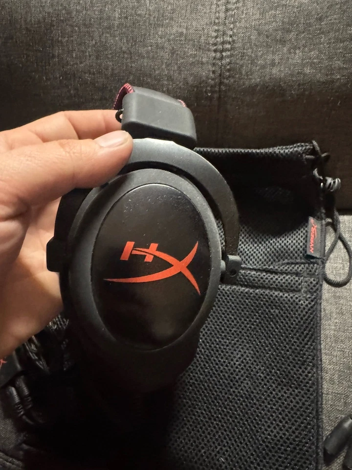 Auriculares para juegos Kingston HyperX Cloud USADOS - KHX-H3CL/WR Foto 3 de 4