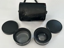 Yashica Yashikor Aux Telephoto and Wide Angle 1:4 Lens Set