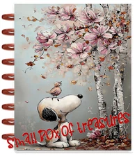 Peanut Flowers and Leaves Cover Set 4 use with Classic Happy Planner~