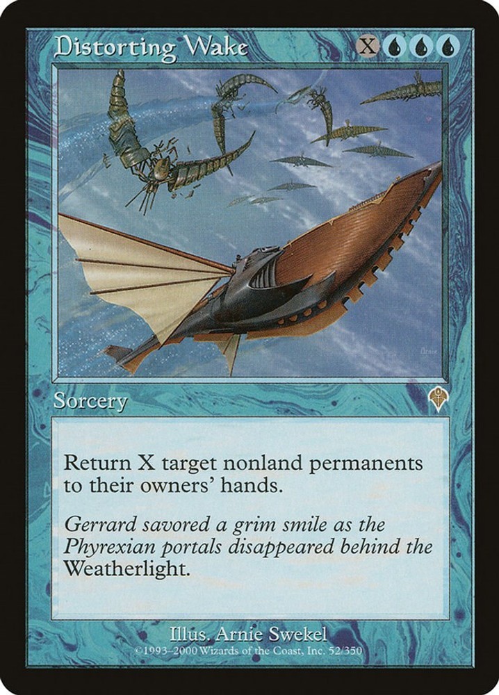 Distorting Wake #52 (MP) Invasion (INV) MTG