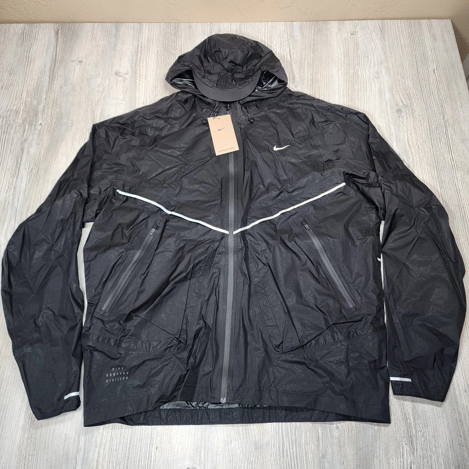 Nike Storm-Fit ADV Run Division Jacket Black Mens Size XL New FZ0622-010