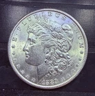 1889-P Morgan Silver Dollar BLAZING BU Great Details Choice Mint State S$1 Coin