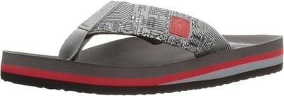 Reef Jungen Ahi Light Up Sandalen Zehentrenner Schlappen, Grau, EU 19/20