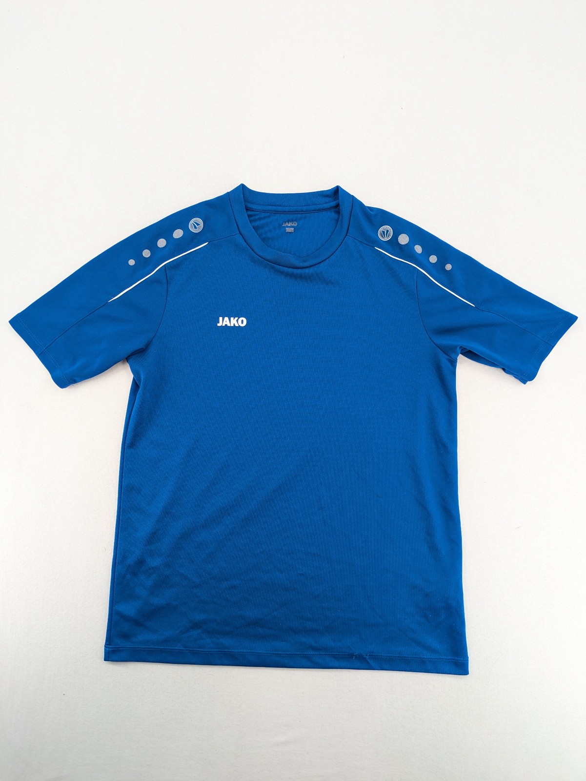 Jako Jungen Trikot Gr 164 Blau Sportshirt Fußball Training Kurzarm Shirt