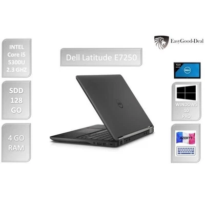 Dell Latitude E7250 · i5-5300U · 4GB · 128GB