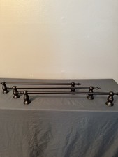 Set of 3 Belle Foret 18" Towel Bars Solid Brass Oil Rubbed Bronze - NEW