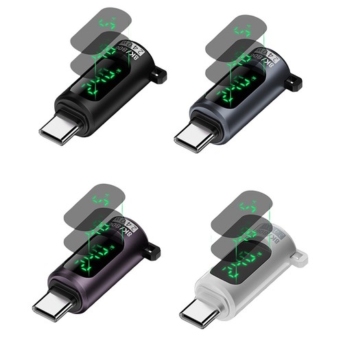 Pack de 4 adaptateurs USB C 240W prend en charge les données rapides 80Gbps et - Photo 7 sur 12