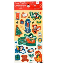 Disney Christmas Stickers🎄Japan Exclusive Mickey and Minnie Greeting Daiso New