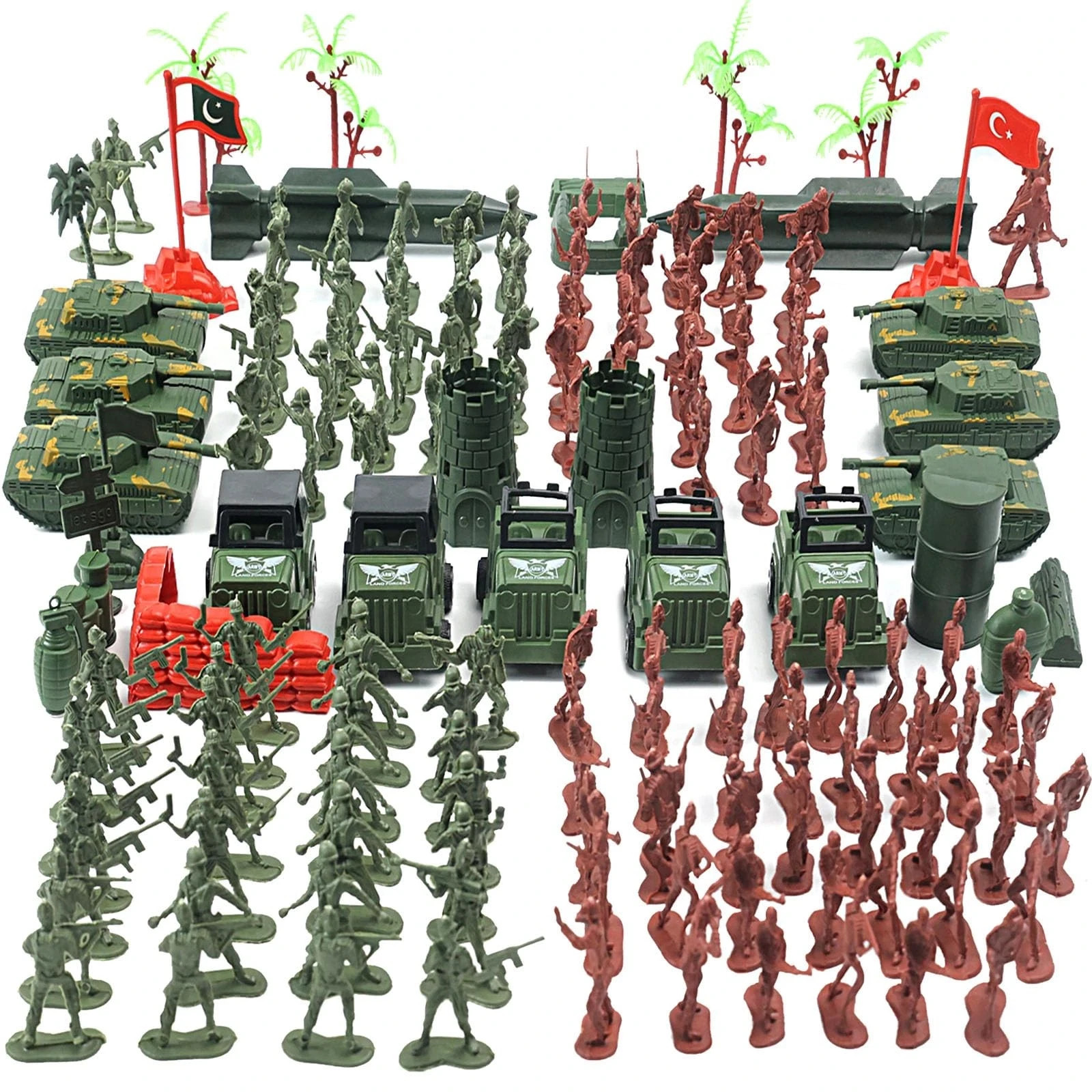 307 PCS Army Men Military Playset, Army Men Toys for Boys 8-12, Military Soldier
