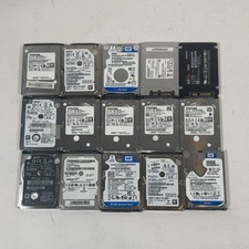 Lot of 15 Mixed 2.5" 500GB Drives 