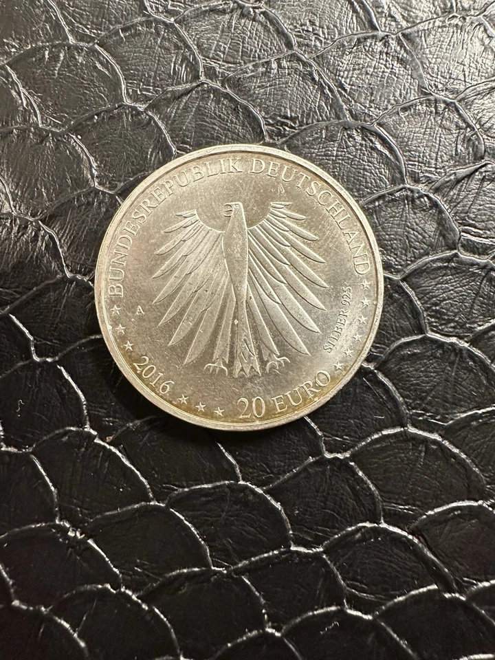 Deutschland 20 Euro 2016 Rotkäppchen Silber - Bild 2 von 3