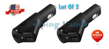 2 New OEM Motorola Rapid Dual Port Car Vehicle USB Charger Adapter SPN5581A